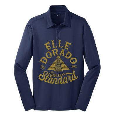 Elle Dorado The Gold Standard Silk Touch Performance Long Sleeve Polo