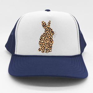 Easter Day Tee Easter Leopard Bunny Rabbit Palm Sunday Gift Trucker Hat