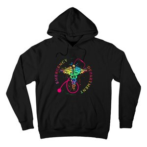 Emergency Department Tie Dye Ed Er Nurse Nursing Hoodie