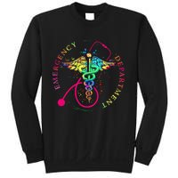 Emergency Department Tie Dye Ed Er Nurse Nursing Sweatshirt