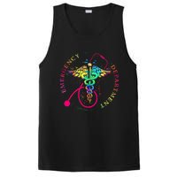 Emergency Department Tie Dye Ed Er Nurse Nursing PosiCharge Competitor Tank