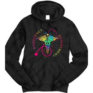 Emergency Department Tie Dye Ed Er Nurse Nursing Tie Dye Hoodie