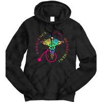 Emergency Department Tie Dye Ed Er Nurse Nursing Tie Dye Hoodie