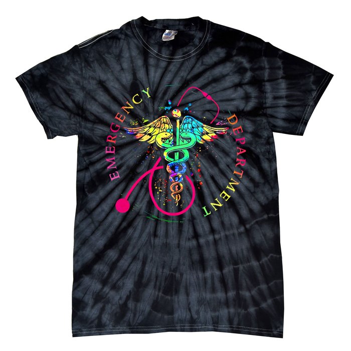 Emergency Department Tie Dye Ed Er Nurse Nursing Tie-Dye T-Shirt