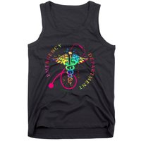 Emergency Department Tie Dye Ed Er Nurse Nursing Tank Top