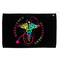 Emergency Department Tie Dye Ed Er Nurse Nursing Grommeted Golf Towel