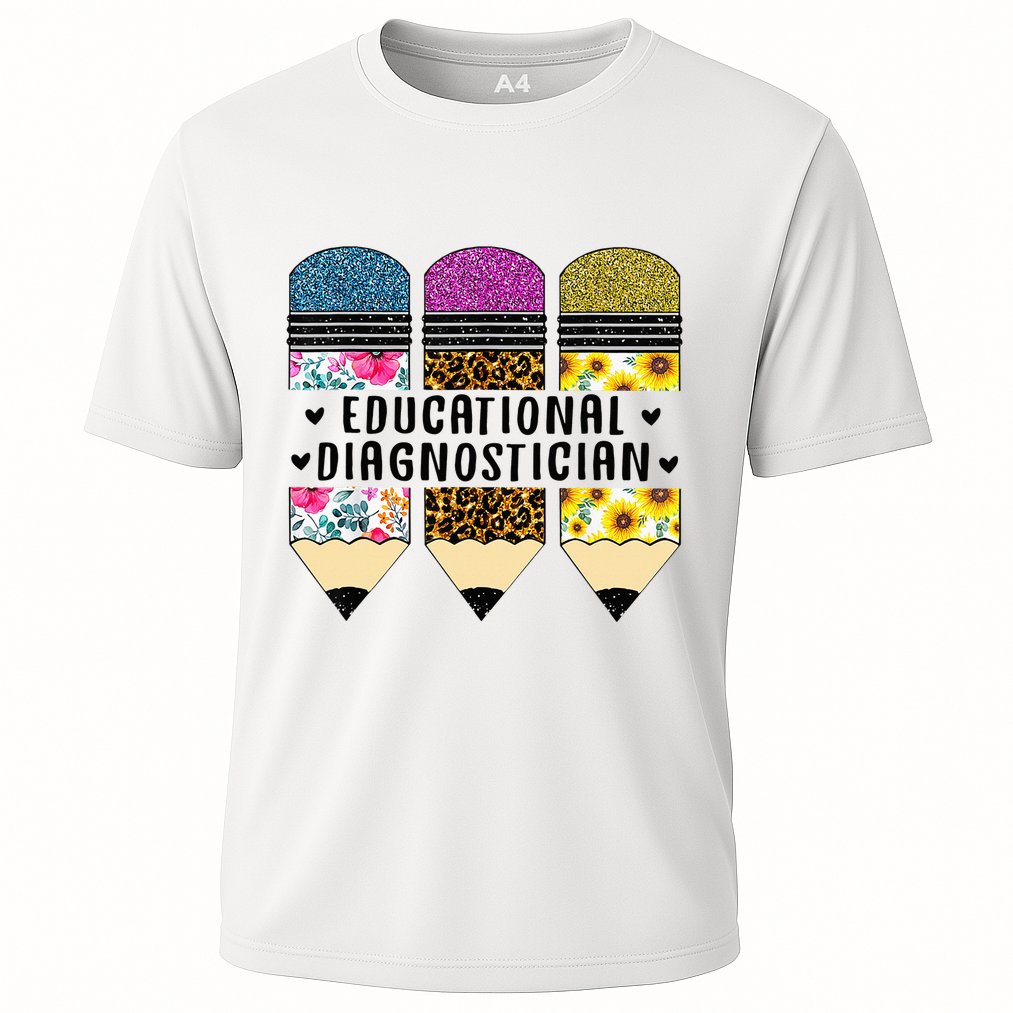 Educational Diagnostician Teacher First Day Appreciation Cooling Performance Crew T-Shirt