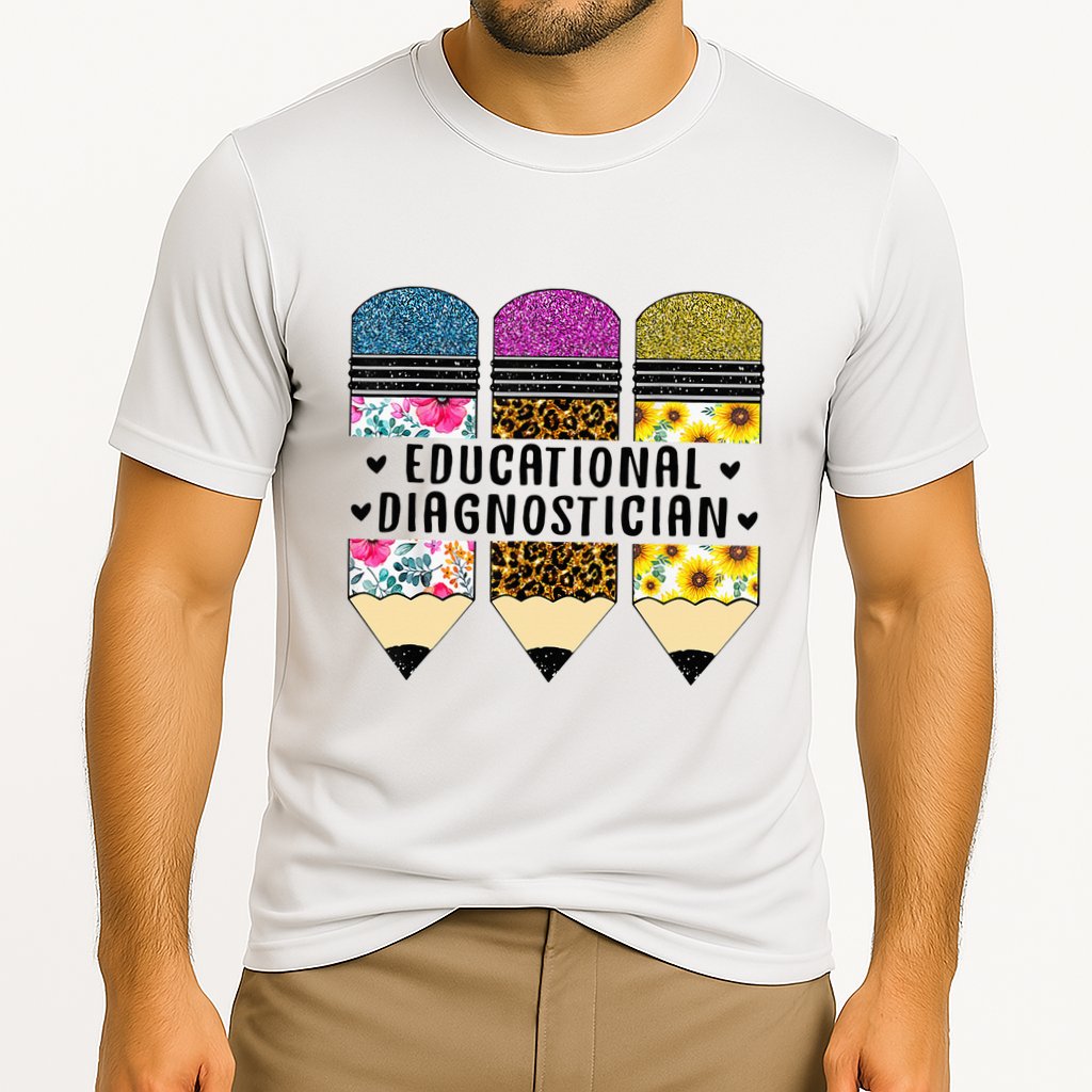 Educational Diagnostician Teacher First Day Appreciation Cooling Performance Crew T-Shirt