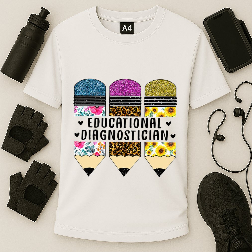 Educational Diagnostician Teacher First Day Appreciation Cooling Performance Crew T-Shirt