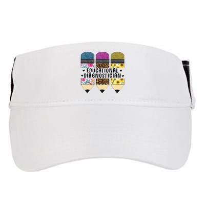 Educational Diagnostician Teacher First Day Appreciation Adult Drive Performance Visor