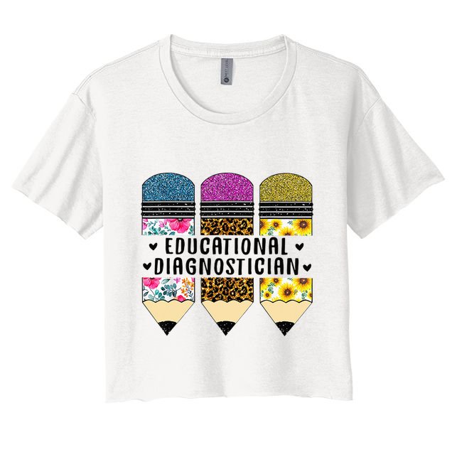 Educational Diagnostician Teacher First Day Appreciation Crop Top