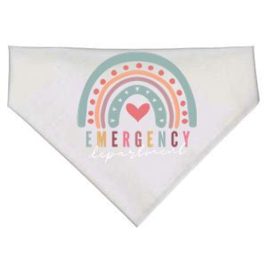 Emergency Departt Team Emergency Room Nursing Rainbow Tee Gift USA-Made Doggie Bandana