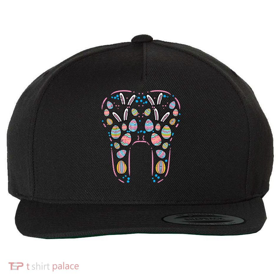 Easter Dentist Tooth Cute Teeth Dental Assistant Women Wool Snapback Cap