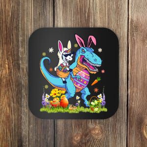 Easter Day Unicorn Riding T-rex Bunny Dinosaur Coaster