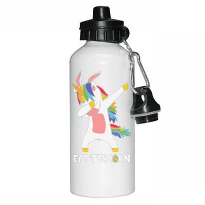 Eastercorn Dabbing Unicorn Easter Day Aluminum Water Bottle 