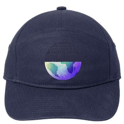 Earth Day Unless Someone Like You Cares A Whole Awful Lot 7-Panel Snapback Hat