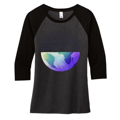 Earth Day Unless Someone Like You Cares A Whole Awful Lot Women's Tri-Blend 3/4-Sleeve Raglan Shirt