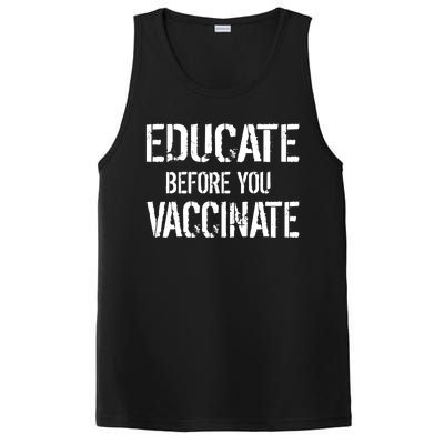 Educate Before You Vaccinate  PosiCharge Competitor Tank