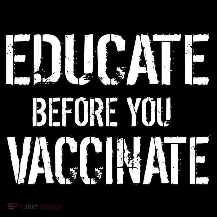 Educate Before You Vaccinate  Women's V-Neck T-Shirt
