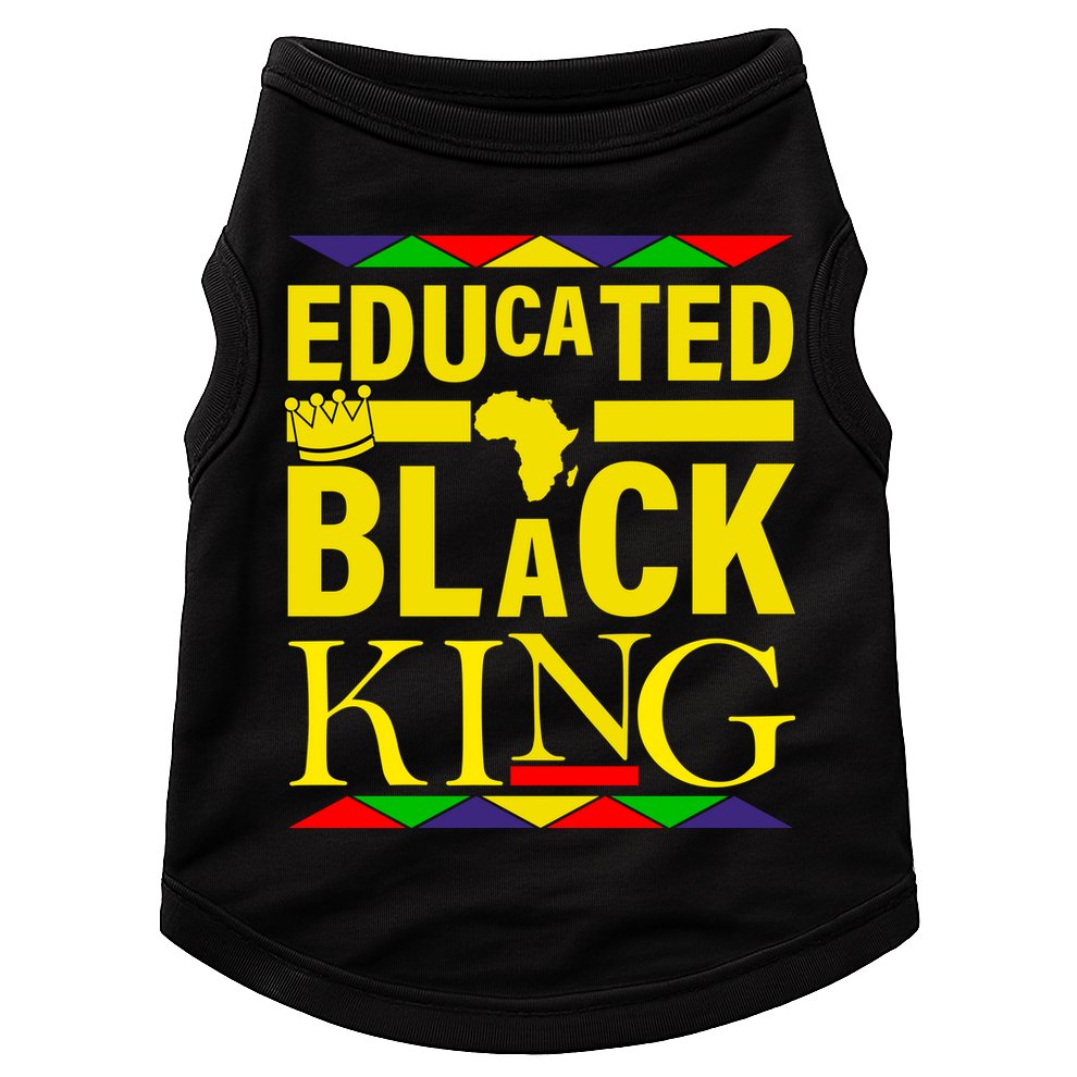 Educated Black King Doggie Tank