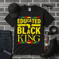Educated Black King Tall T-Shirt