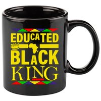 Educated Black King 11oz C Handle Ceramic Mug