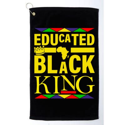 Educated Black King Golf Towel