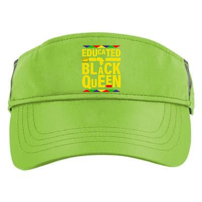 Educated Black Queen Adult Drive Performance Visor