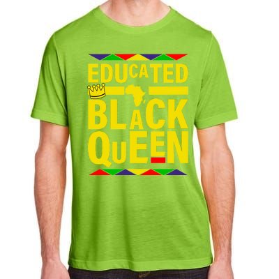 Educated Black Queen Adult ChromaSoft Performance T-Shirt