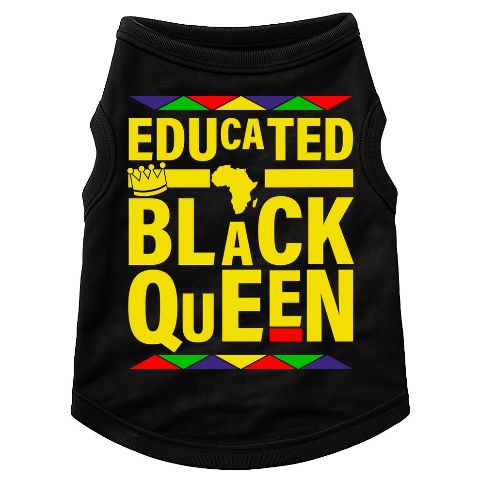 Educated Black Queen Doggie Tank