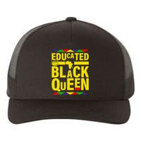 Educated Black Queen Yupoong Adult 5-Panel Trucker Hat