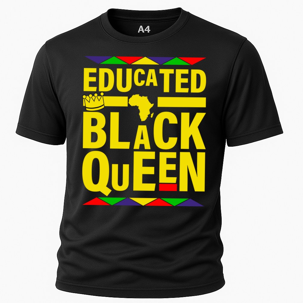 Educated Black Queen Cooling Performance Crew T-Shirt
