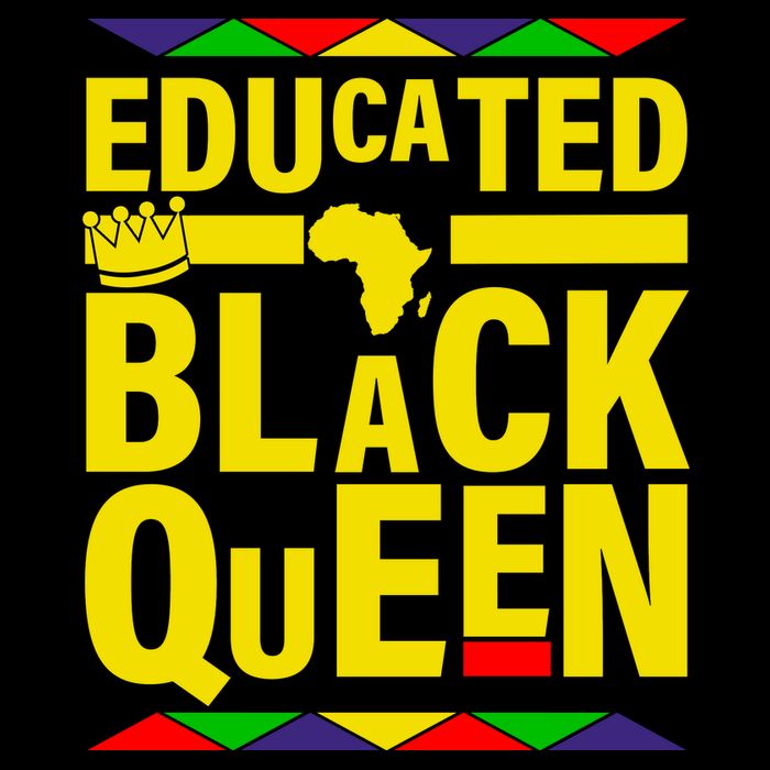 Educated Black Queen Cooling Performance Crew T-Shirt
