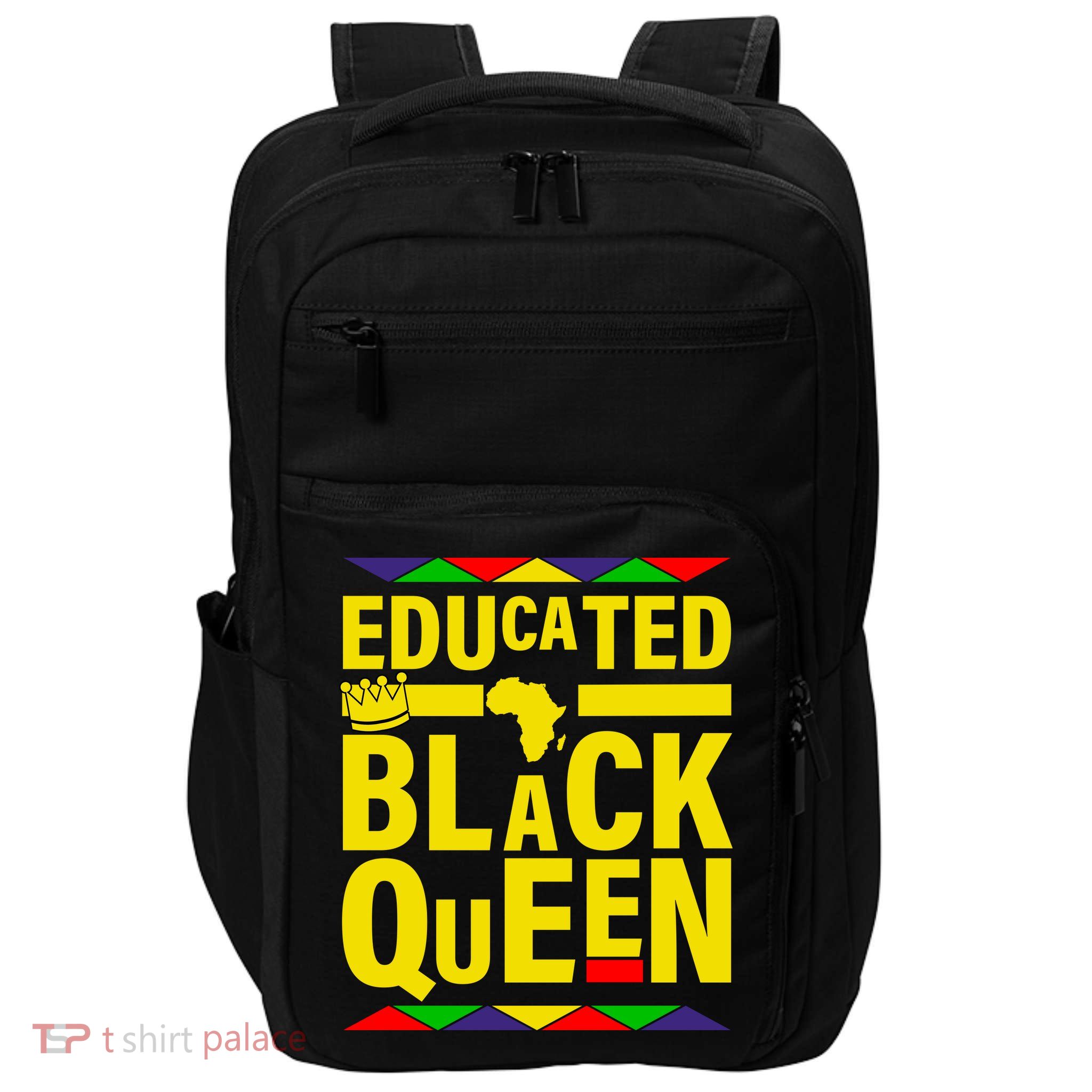 Educated Black Queen Impact Tech Backpack