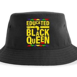 Educated Black Queen Sustainable Bucket Hat