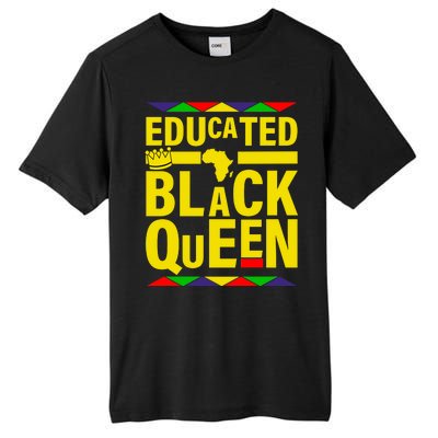 Educated Black Queen Tall Fusion ChromaSoft Performance T-Shirt