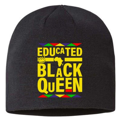 Educated Black Queen Sustainable Beanie