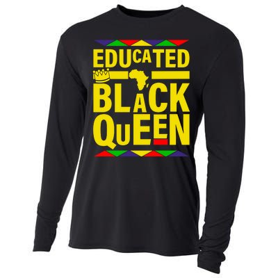 Educated Black Queen Cooling Performance Long Sleeve Crew