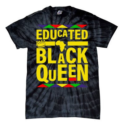 Educated Black Queen Tie-Dye T-Shirt