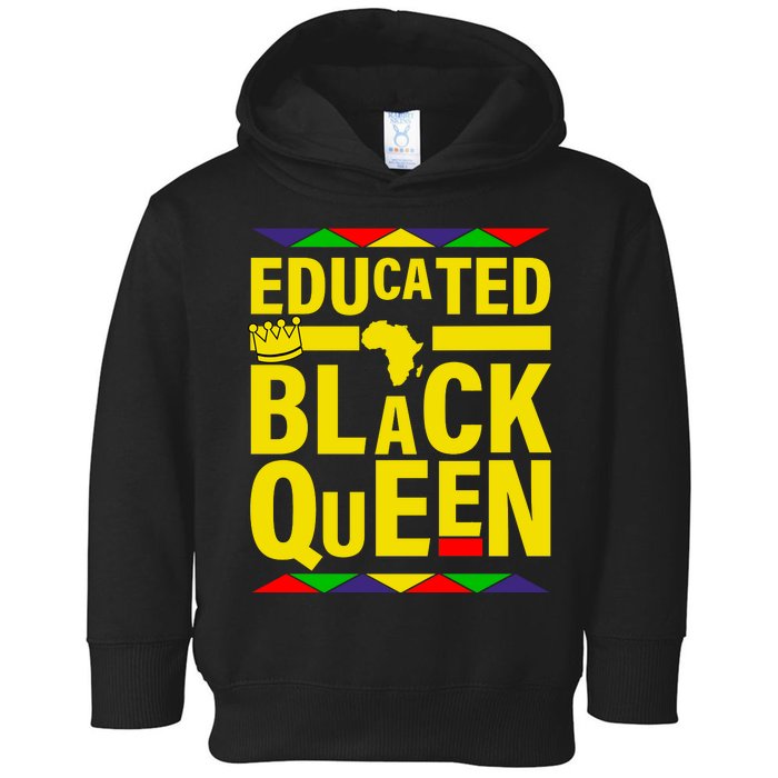 Educated Black Queen Toddler Hoodie