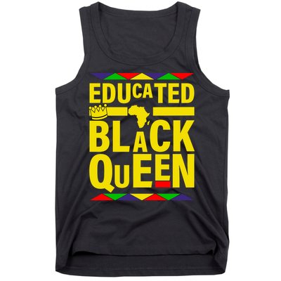 Educated Black Queen Tank Top