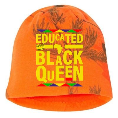 Educated Black Queen Kati - Camo Knit Beanie