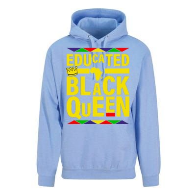 Educated Black Queen Unisex Surf Hoodie