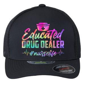 Educated Drug Dealer Nurselife Flexfit Unipanel Trucker Cap