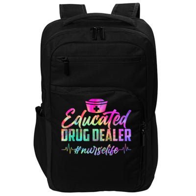 Educated Drug Dealer Nurselife Impact Tech Backpack