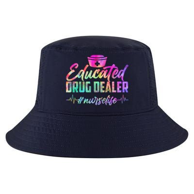 Educated Drug Dealer Nurselife Cool Comfort Performance Bucket Hat