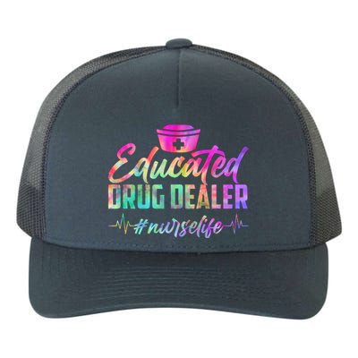 Educated Drug Dealer Nurselife Yupoong Adult 5-Panel Trucker Hat