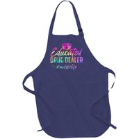 Educated Drug Dealer Nurselife Full-Length Apron With Pockets