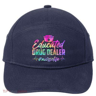 Educated Drug Dealer Nurselife 7-Panel Snapback Hat
