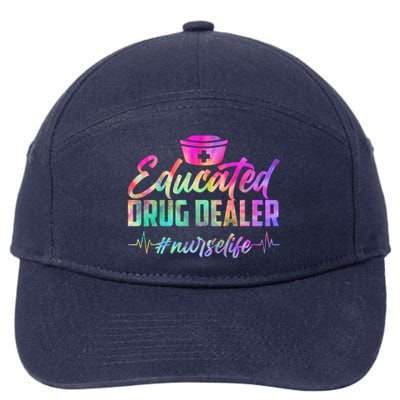 Educated Drug Dealer Nurselife 7-Panel Snapback Hat